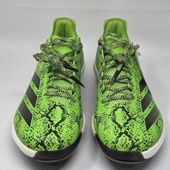 Adidas Adizero Electric 2 Baseball Cleats Electric Green Mens Sz 11.5 JR7821 New main image 4